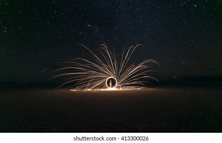 星空 夜空 月 Starry Night Sky And Moon Stock Photo And Image Collection By Yori Hirokawa Shutterstock