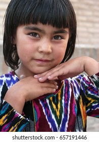 Uzbekistan / children of Uzbekistan / picture showing a child in Uzbekistan, taken in Samarkand. August 2015.