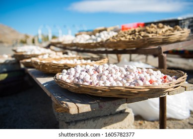 Uzbekistan Kurt Traditional Food Bazaar