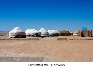 Uzbekistan. Yurts In The Kyzyl Kum Desert