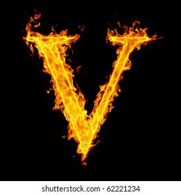 Fire Letter V Images Stock Photos Vectors Shutterstock