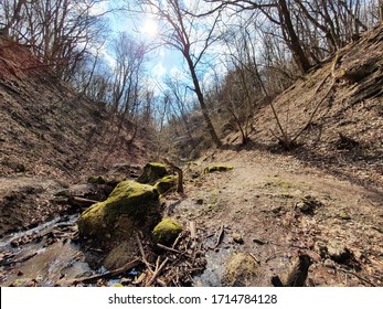 The V Shaped Valley In Hungary.