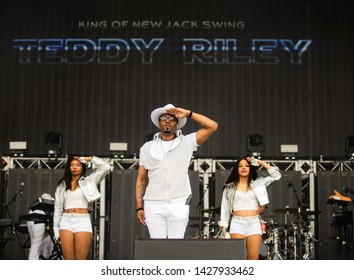 Va. Beach, VA/US-April 28, 2019:Teddy Riley Performing At The Something In The Water Music Festival