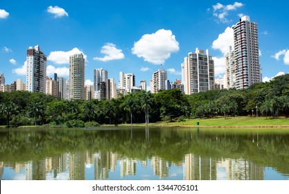 Vaca Brava park in Goiânia, State of Goiás, Brazil. - Shutterstock ID 1344705101