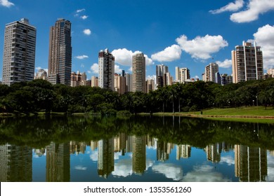 Vaca Brava park in Goiânia, State of Goiás, Brazil. - Shutterstock ID 1353561260