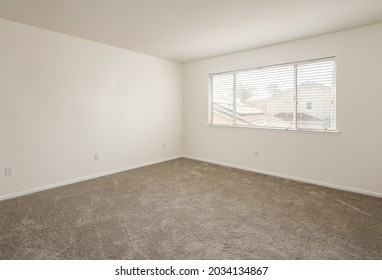 Vacant Interior of living room and family room