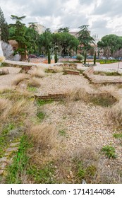 Vacant Lot Of Muralla Arabe In Madrid
