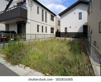 Vacant lot in a new residential area in Tokyo