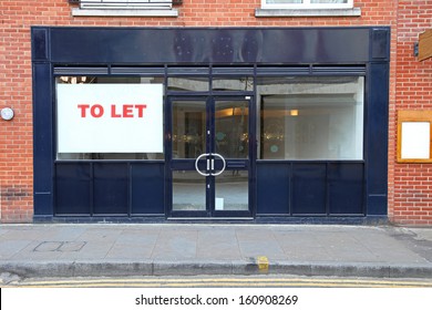 Vacant Retail Shop To Let In London