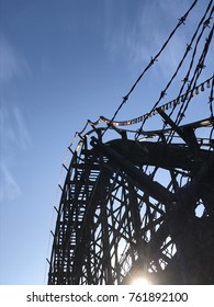 Vacant roller coaster