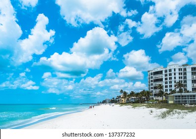 Vacation Beach In Naples Florida, USA