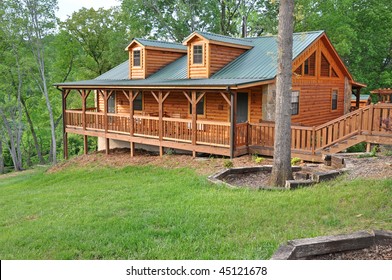 Vacation Home Made Of Logs