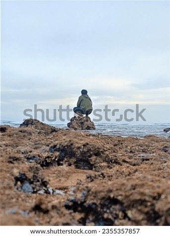 Similar – Image, Stock Photo the audience is listening