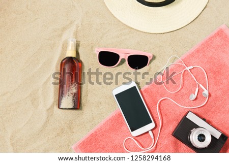 Similar – Image, Stock Photo Bottles with coral colored fluids in different shades