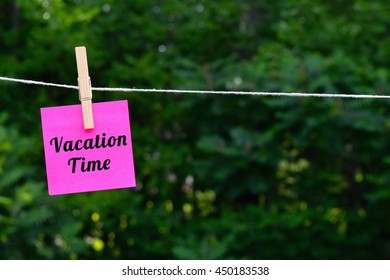Vacation Time