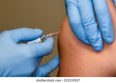 Vaccination-close up