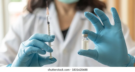 Vaccine for vaccination, medical immunization for patient treatment from disease such as coronavirus, covid-19, cervical cancer, hpv, measles, meningitis, pertussis, pneumonia, tetanus, or typhoid