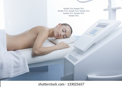 Vacuum Massage Procedure In The Medical Beauty Center