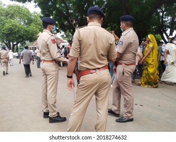 Vadodara, Gujarat 03 August 2021 Indian Police Officer