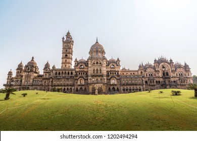 Vadodara, Gujarat, India - Oct 21 2014 : Laxmi Vilas Palace was constructed by the Gaekwad, a prominent Maratha family, who ruled the Baroda State