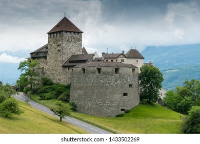 Vaduz, FL / Liechtenstein - 16 June 2019: A view of the historic Vaduz Castle in Liechtenstein - Shutterstock ID 1433502269