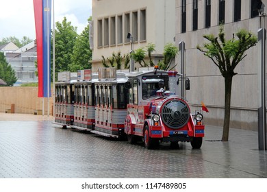 Vaduz, Liechtenstein -  06 08 2016: Citytrain In Liechtenstein