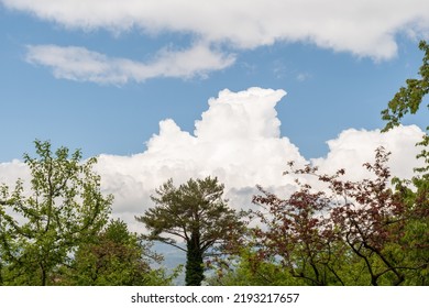 Vaduz, Liechtenstein, May 1, 2022 Beautiful Landscape Scenery On A Sunny Day In Spring Time