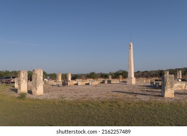 A Vague Replica Of Stonehenge At Pedernales Falls State Park In Texas