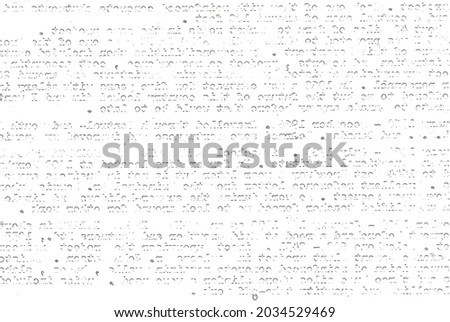 Vague typewriter script meant as background 