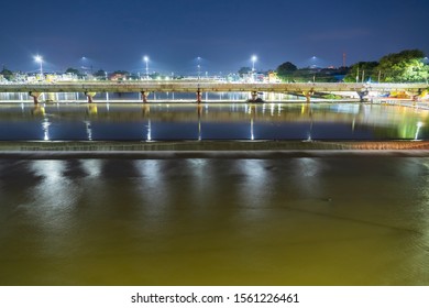 Vaigai River Check Dam Madurai India 