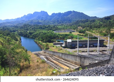 Vajiralongkorn Dam For Agriculture And Power Plant At Kanchanaburi