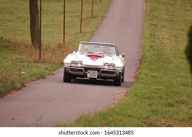 Val D'Aran, Lleida, Spain. 11/23/2007. 
Corvette Was Designed By Larry Shinoda. Its Production Began In 1963 And Ended In 1967 By Introducing A New Name, 