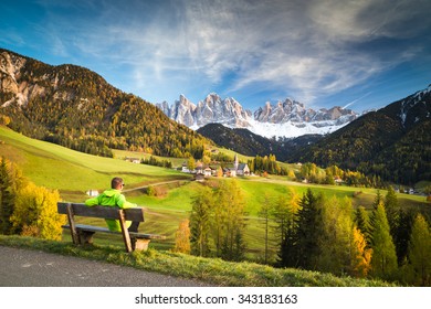 Val Di Funes, Trentino Alto Adige, Italy 