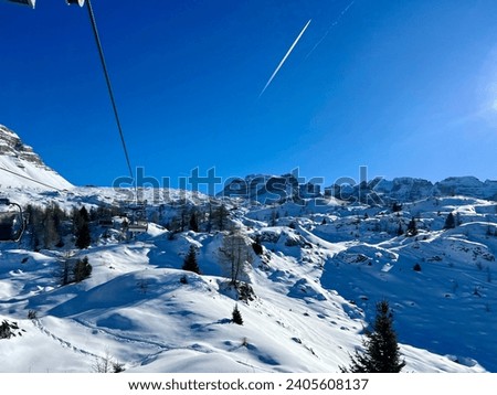 Val di Sole ski area, Madonna di Campiglio, Groste Stock fotó © 