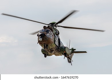 Valence Drôme France 06 24 201 8AS532 Cougar On Display At An Airshow In Valencia, France