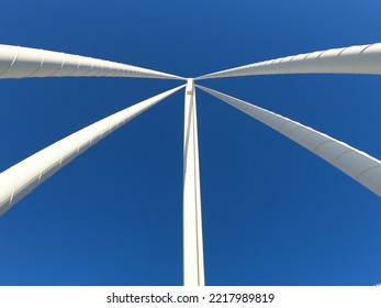 Valencia Bridge Blue Sky Artistic 