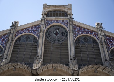 Valencia Market Historic Building Detail Outdoor