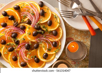 Valencia Orange And Olive Salad