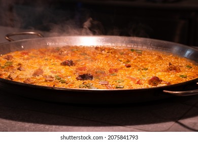 Valencia Paella From Spain Rice Recipe Arroz A Banda 