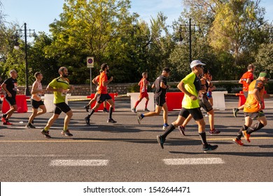 Valencia, Spain; 27/10/2019: Half Marathon In Valencia Spain 2019