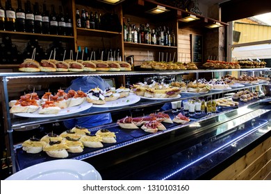 Valencia, Spain - April, 2017: Tapas