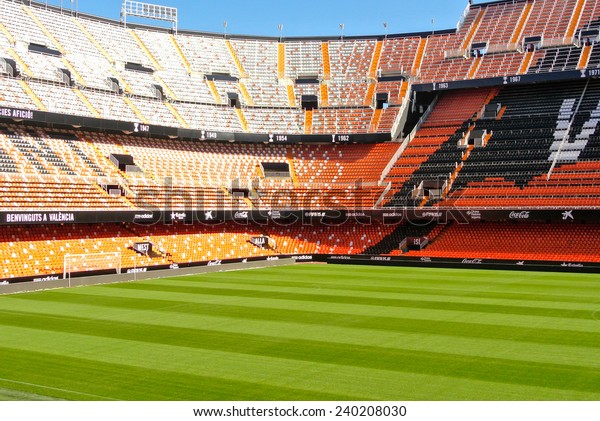 Valencia Spain December 14 View Mestalla Stock Photo Edit Now