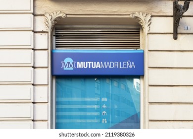 VALENCIA, SPAIN - FEBRUARY 02, 2022: Mutua Madrileña Is A Spanish Insurance Company