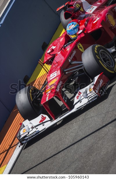 fernando alonso valencia 2012