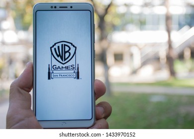 Valencia, Spain; June 25 2019: 
Wallpaper Of The Video Game Harry Potter Wizards Unite, Harry Potter Wizards Unite Is The New Game Of Niantic (Creators Of Pokemon Go) For Android And IOS Smartphones