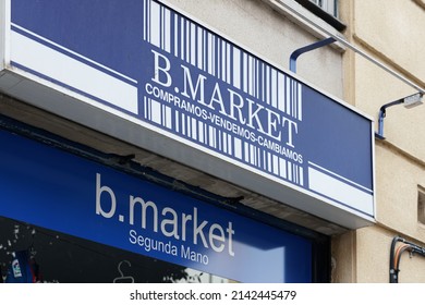 VALENCIA, SPAIN - MARCH 28, 2022: B.market Is A Valencian Second Hand Goods Chain