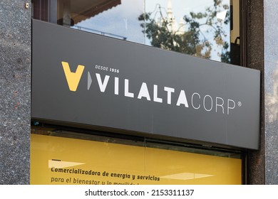 VALENCIA, SPAIN - MAY 05, 2022: Vilalta Is A Spanish Electric And Renewable Energy Utility Company