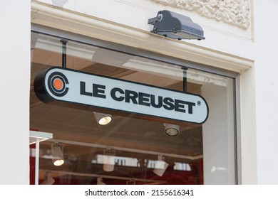 VALENCIA, SPAIN - MAY 05, 2022: Le Creuset Is A Premium French Cookware Manufacturer