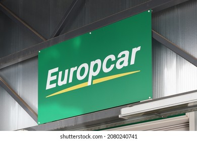 VALENCIA, SPAIN - NOVEMBER 23, 2021: Europcar is a French car rental company founded in 1949