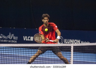 VALENCIA, SPAIN - OCTOBER 28: Thomaz Bellucci During Valencia Open Tennis 2015 On October 28, 2015 In Valencia , Spain